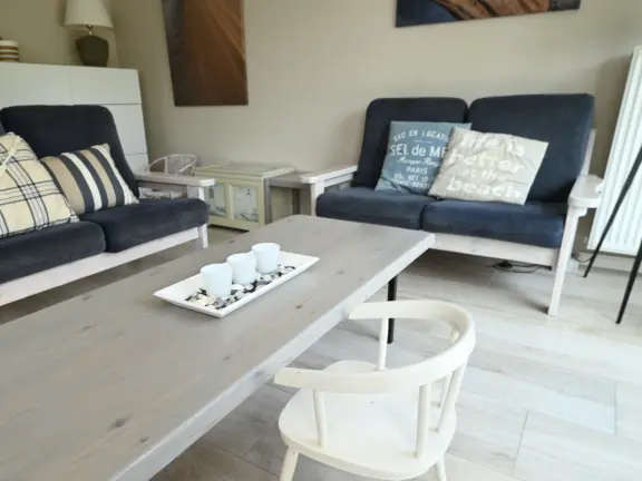 Vakantiehuisje cadzand sincfal 16 zithoek tafel