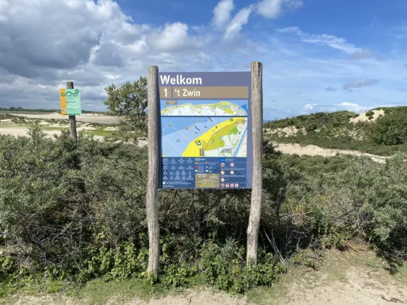 Natuurgebied het zwin strandovergang 1