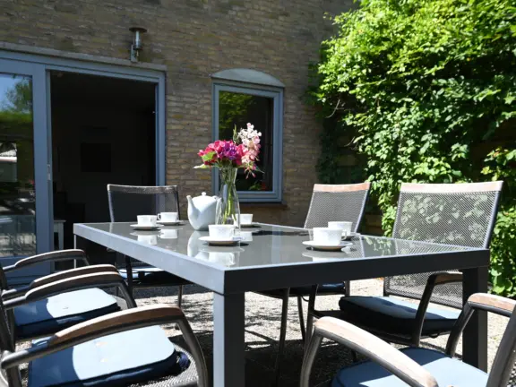 Spaanse galeien 105 cadzand ferienhaus garten hinten