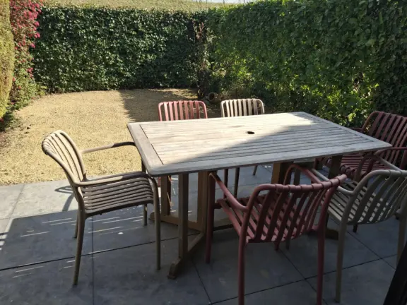 Spaanse galeien 66 vakantiehuisje cadzand tuinterras 2