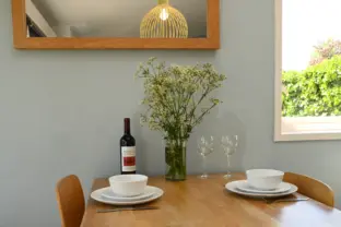 Vrijstaand vakantiehuis grote christoffelstraat 34 cadzand terra nova eettafel