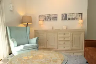 Ferien bungalow joannas hof grote christoffelstraat 15 cadzand stuhl close up