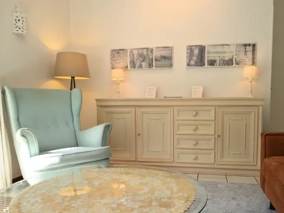 Ferien bungalow joannas hof grote christoffelstraat 15 cadzand stuhl close up