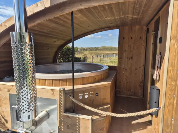 Ferienhaus wouter jansenstraat 3 cadzand buitensauna herd