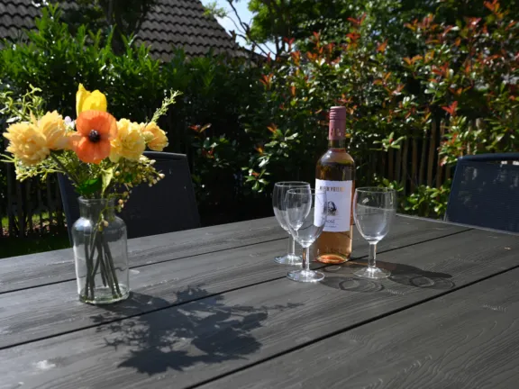 Villa mer pese schorre 28 cadzand bad tuintafel