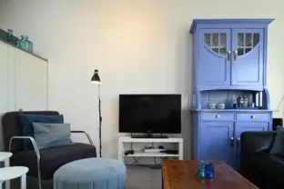 Vakantiehuis wijk de brabander 185 cadzand woonkamer tv