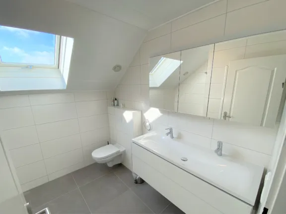 Ferienhaus wijk de brabander 40 cadzand badezimmer oben 2
