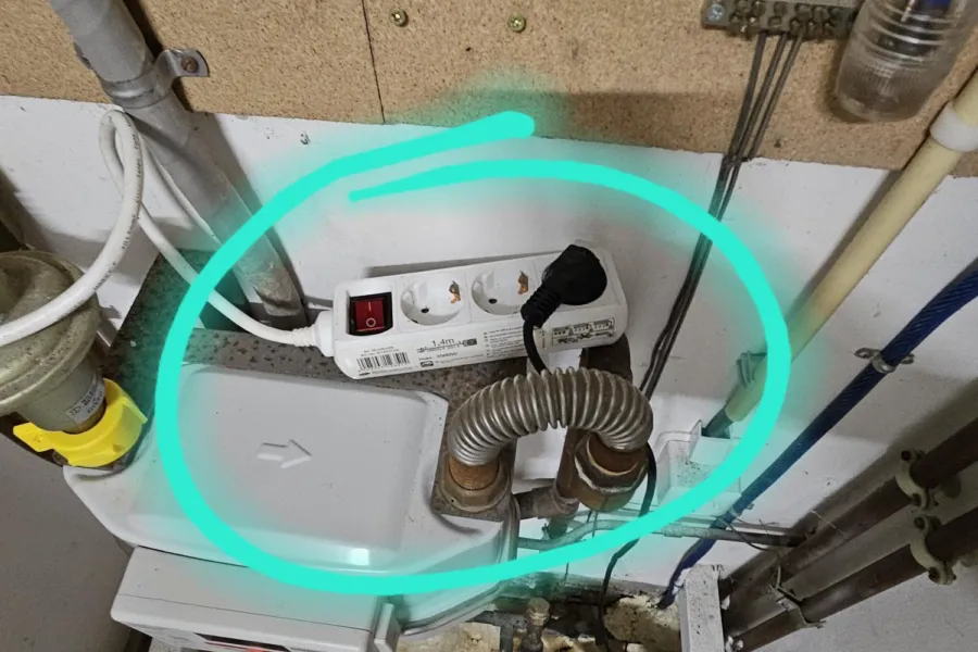 Verwarming toilet
