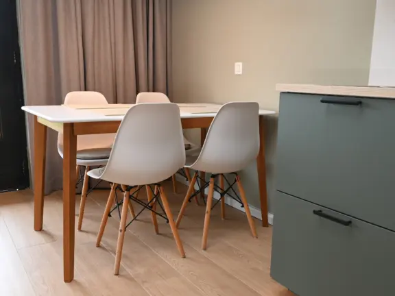 Appartement wijk de brabander 71 cadzand eethoek