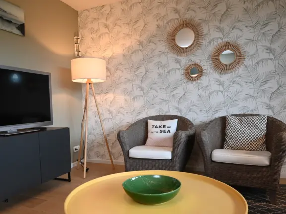 Appartement wijk de brabander 71 cadzand zithoek tv