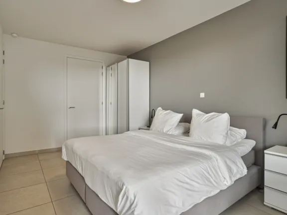 Appartement strandresidentie cadzand slaapkamer bed