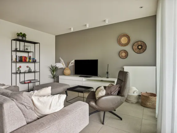 Appartement strandresidentie cadzand wookamer zithoek