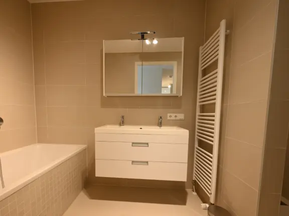 Appartement 2 E002 badhuis cadzand badkamer wastafel