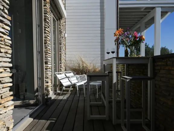 Appartement badhuis cadzand 2 E008 terras side