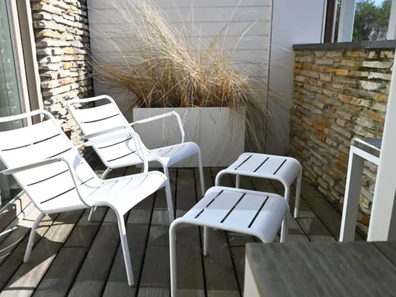Appartement badhuis cadzand 2 E008 terrasstoelen
