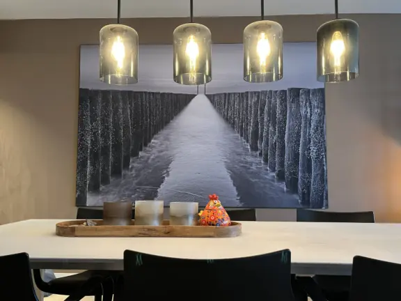 Badhuis cadzand appartement 2 F105 eettafel close