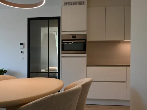 Vakantie appartement cadzand dunes et mer eethoek