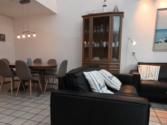 Vakantiehuis lijsterstraat 12 cadzand zeeland woonkamer