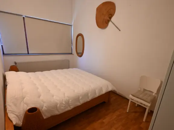 Vakantiehuis lijsterstraat 4 cadzand slaapkamer boven tweepersoonsbed