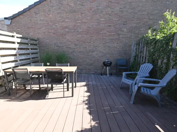 Vakantiehuis lijsterstraat 4 cadzand tuinterras