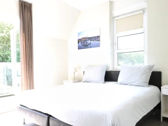 Vakantiehuis villa nausikaa sterntjeslaan 10a cadzand slaapkamer balkon bed