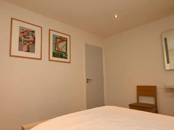 Ferienhaus margret sterntjeslaan 11 cadzand schlafzimmer 2 kunst