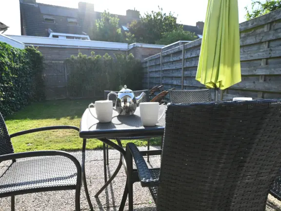 Vakantiehuisje cadzand sunset vuurdoornstraat 6 tuinterras