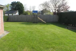 Wohnung kinkhoorn duinlaan 2 cadzand bad garten rasen 2