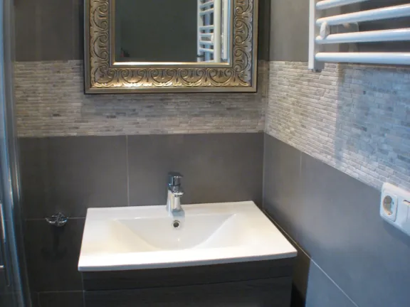 Wohnung kinkhoorn duinlaan 2 cadzand badezimmer becken