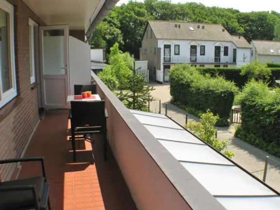 Vakantie appartement goede ree hennequinlaan 9b cadzand balkon 2