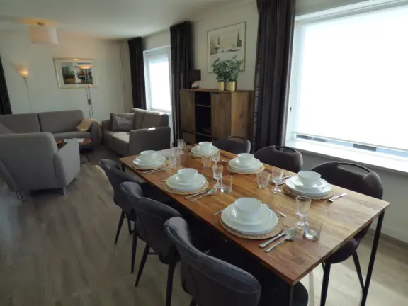 Appartement neptunus cadzand hennequinlaan 23a eethoek