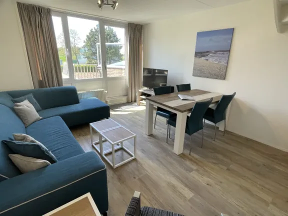 Appartement meidoornstraat 14a cadzand woonkamer totaal