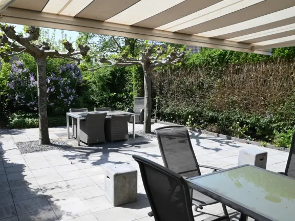 Vakantiehuis cadzand sincfal 13 tuin eethoek