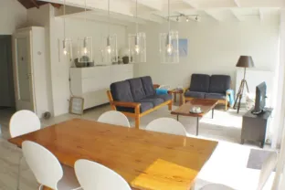 Vakantiehuisje cadzand sincfal 16 woonkamer totaal