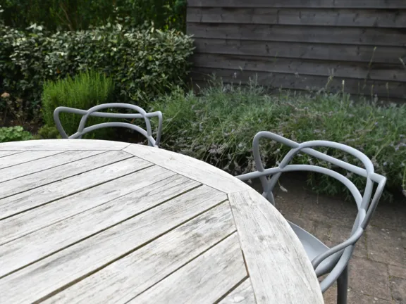 Vakantiehuis sincfal 26 het zwin cadzand tuinterras lavendel