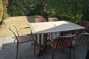 Spaanse galeien 66 vakantiehuisje cadzand tuinterras 2