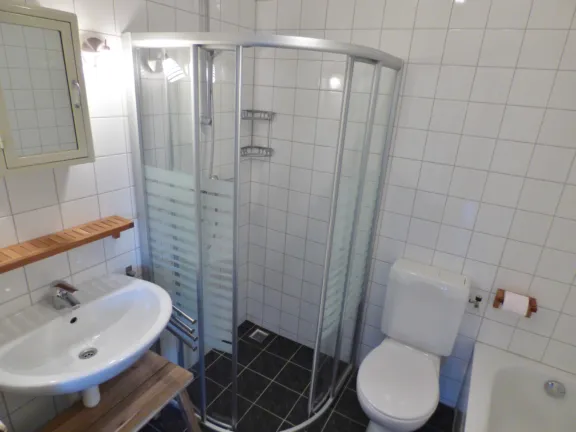Spaanse galeien 66 vakantiehuisje cadzand badkamer douche