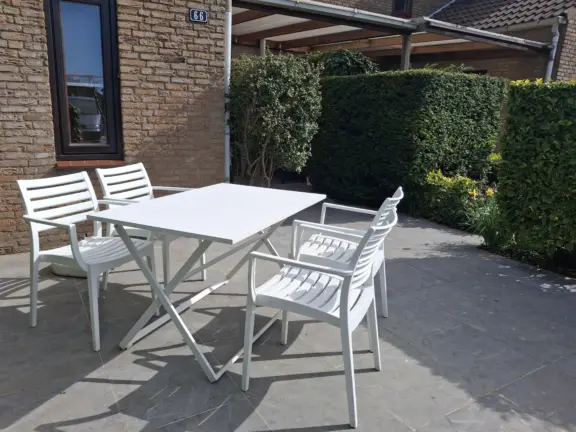 Spaanse galeien 66 vakantiehuisje cadzand tuinterras