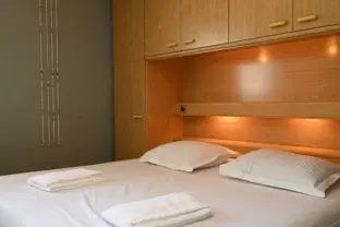 Vrijstaand vakantiehuis grote christoffelstraat 34 cadzand terra nova bed detail