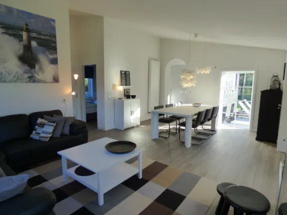 Vakantie bungalow boothuys grote christoffelstraat 11 cadzand woonkamer