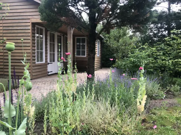 Ferien bungalow joannas hof grote christoffelstraat 15 cadzand gartenhaus