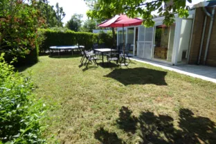 Bungalow sunrise grote christoffelstraat 30 cadzand tuin