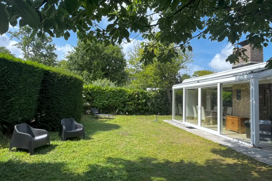 Bungalow sunrise grote christoffelstraat 30 cadzand tuin serre