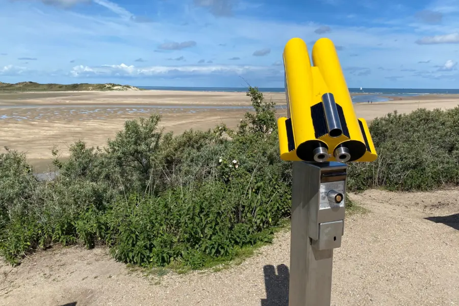 Cadzand bad natuurgebied het zwin verrekijker 14