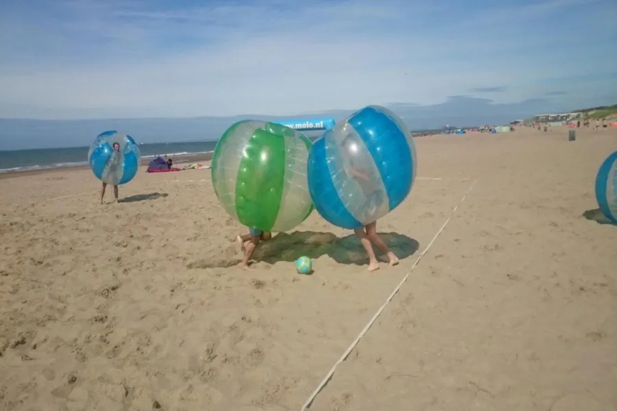 Cadzand moio beach bumperball