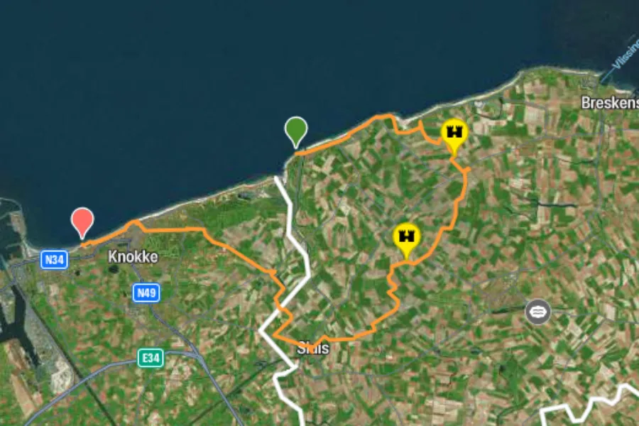 Gravel Biken route