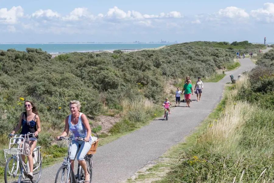 Fietsen in cadzand