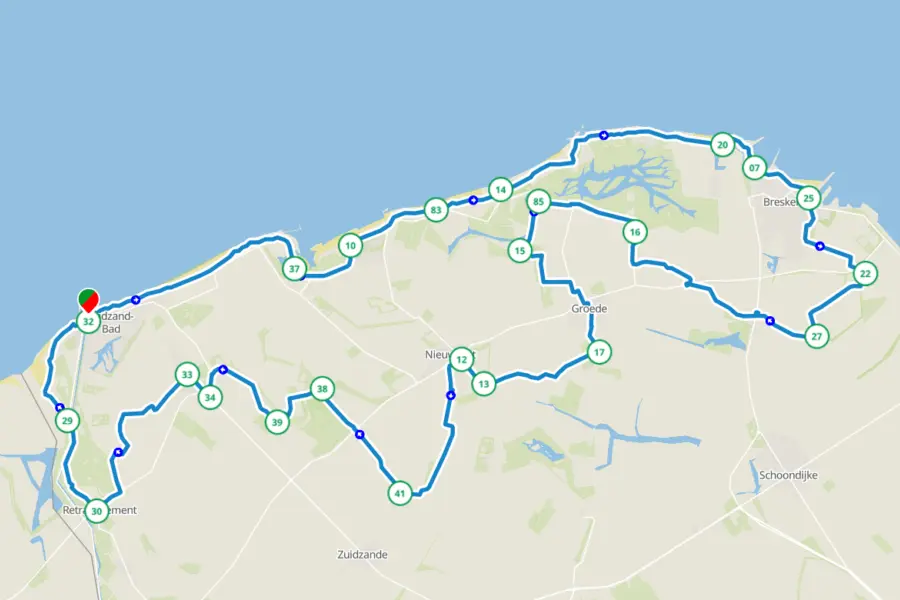 Fietsroute 1
