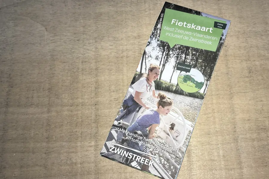 Fietskaart west zeeuws vlaanderen