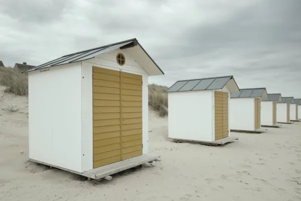 Strandhuisje groen